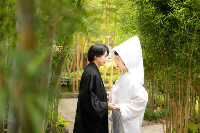 和装2着で日本庭園&神社でロケ撮影♬