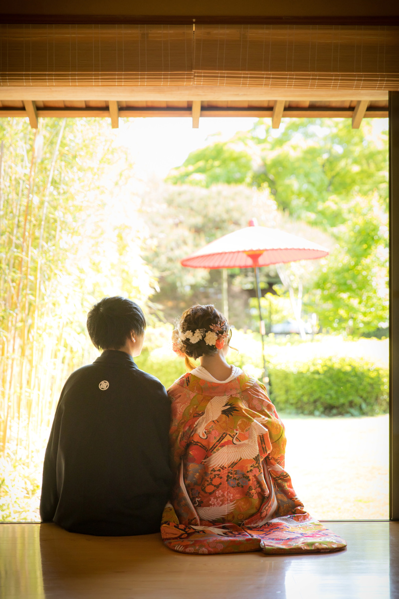白無垢と色打掛♪凛々しく美しい和装2着ウエディング