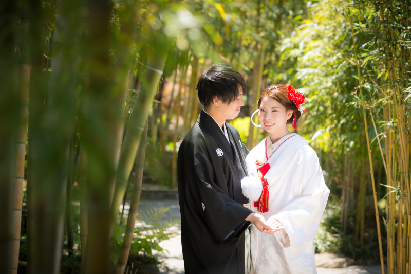 白無垢と色打掛♪凛々しく美しい和装2着ウエディング