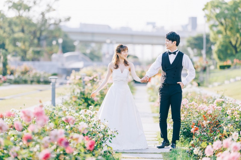 春シーズンはぜひ季節のお花と一緒に♪