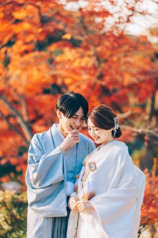 涼しい季節は和装ロケも♪