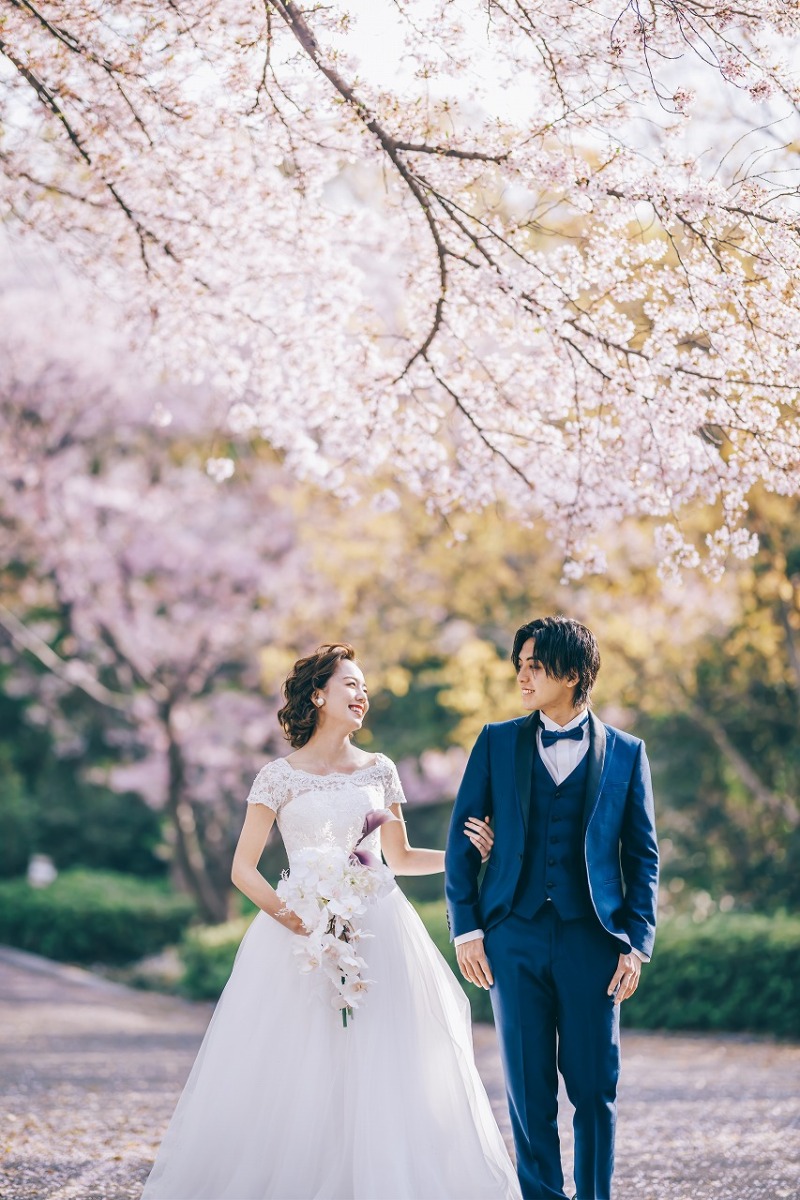 桜と一緒にロケ撮!