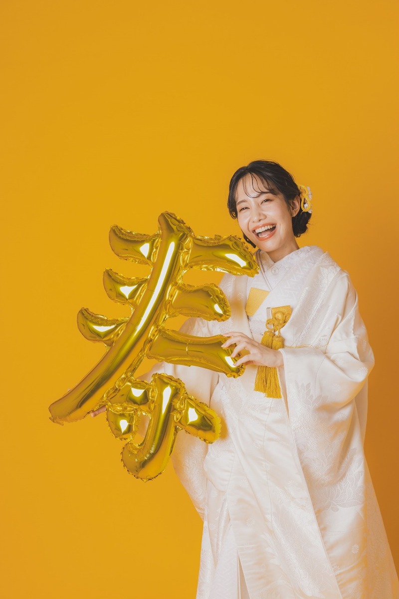 \思い出をもっと自由に/撮影小物も持ち込みOKです!
