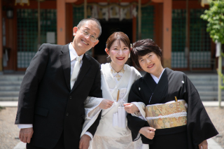 前撮り　フォトウェディングで親孝行を！