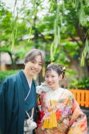 男性用色物羽織袴