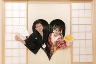 魅力のハートの窓