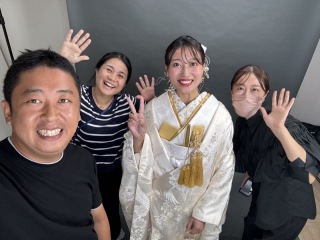 白無垢モデル撮影