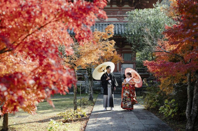 紅葉シーズン到来!秋の前撮りにぴったりなロケーション場所&お写真紹介◎