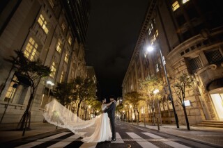 神戸のオシャレな街並みでナイトフォト☾