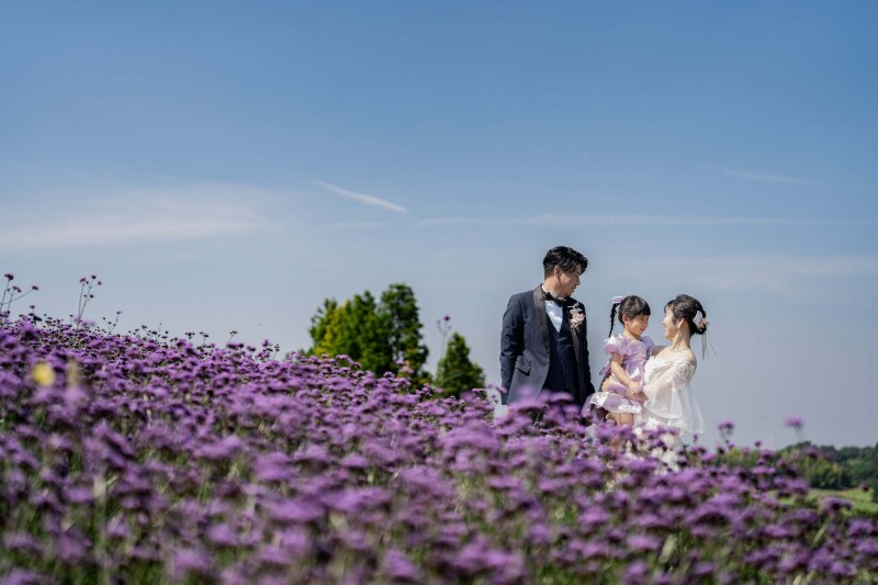 お子様と一緒に楽しむファミリーフォトウェディングin神戸☆*