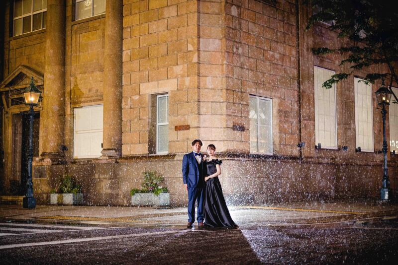 雨を楽しむアメイジングフォトウェディングについて**。