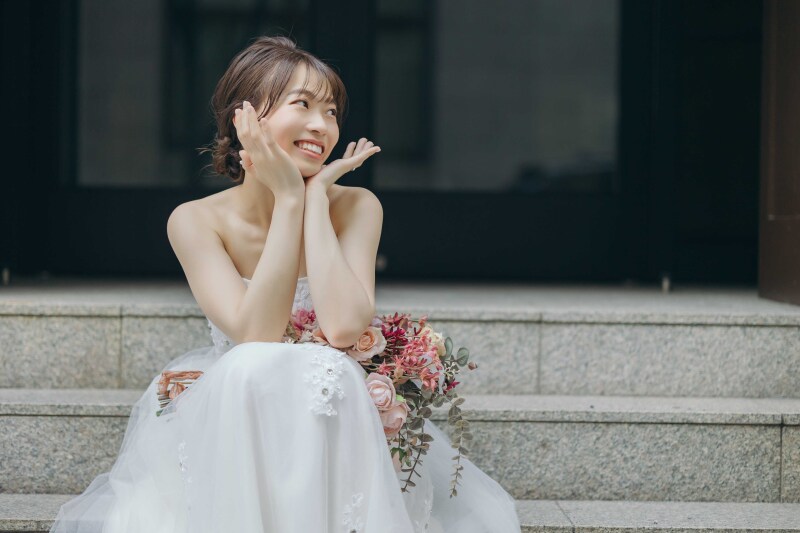 新婦様の美しいソロショットのご紹介☆*