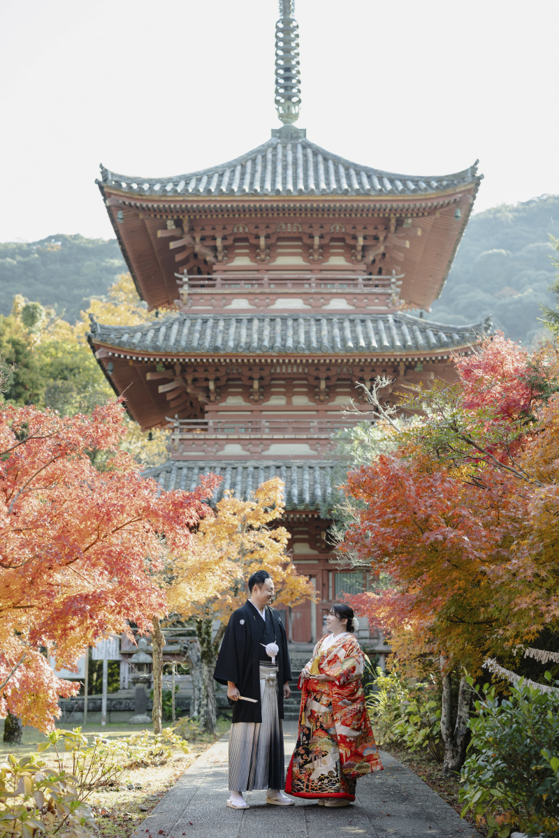 紅葉シーズン到来!秋の前撮りにぴったりなロケーション場所&お写真紹介◎