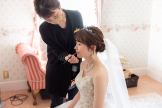 メイクシーンもバッチリ撮影☆