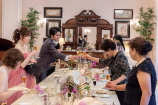会食付きフォトウェディングもお任せください
