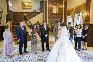 家族＆新郎とファーストミート