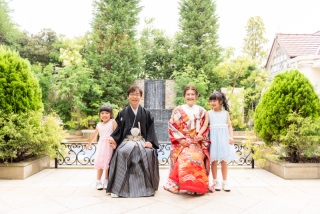 屋根付きガーデンで雨でも安心♪