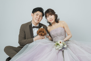 ペットと一緒に撮影できます♡