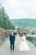北海道の観光名所でウェディングフォト♡
