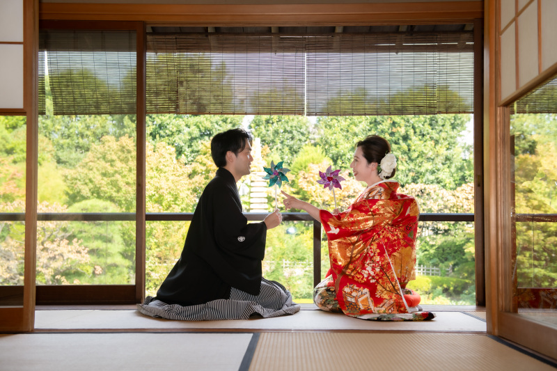 9月10月平日撮影限定!目白庭園と趣ある和室撮影がお得!!