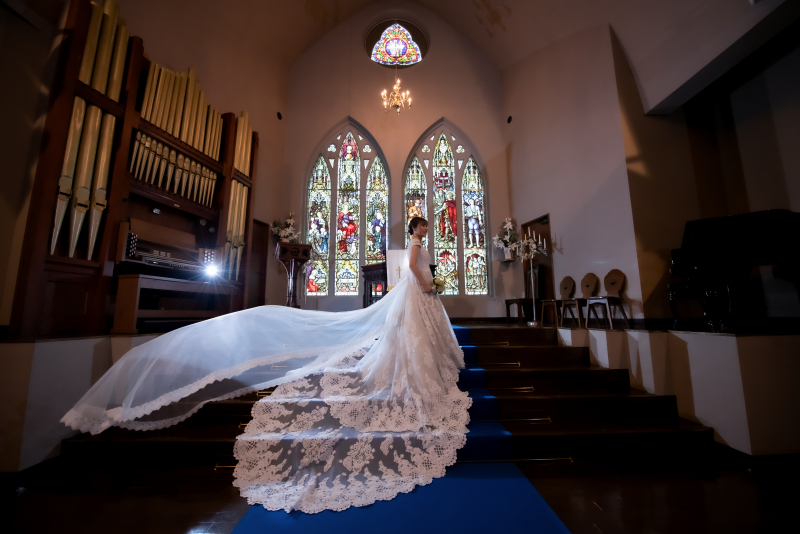 厳かなチャペルで写真だけの結婚式！