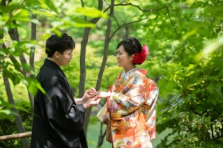 写真集プレゼントの特典付き♡新緑の日本庭園プラン！