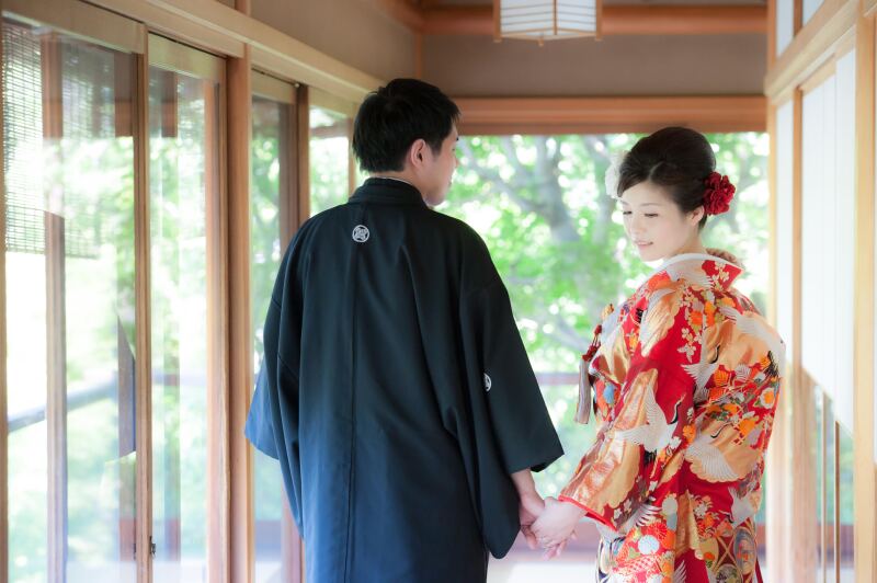 日程限定がお得！当スタジオで人気の庭園＋和室プラン！