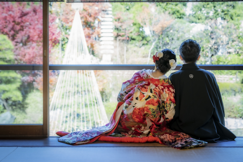 残り僅か！紅葉の庭園＋和室撮影！