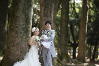 ペットと一緒にフォトウエディング！