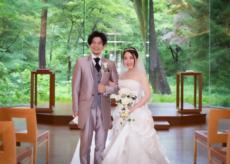 まるで、リゾートウエディングのよう!?