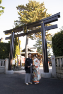人生の節目として夫婦の誓いをたてる証『結婚奉告祭』もできる神社フォト♪