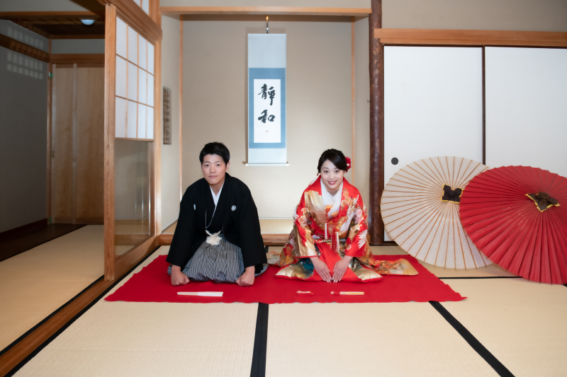 10月撮影日限定でお得に叶う!雨天決行できる美しい庭園と趣ある和室撮影!