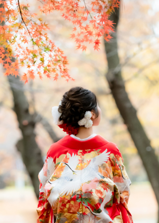 紅葉シーズンの撮影予約はお早めに♪