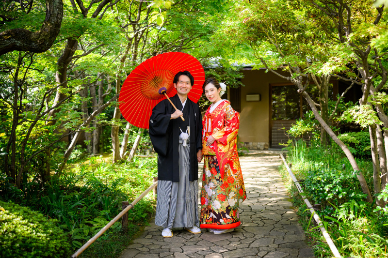 9月10月平日撮影限定!目白庭園と趣ある和室撮影がお得!!
