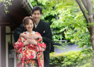 新緑の庭園で撮影しませんか？