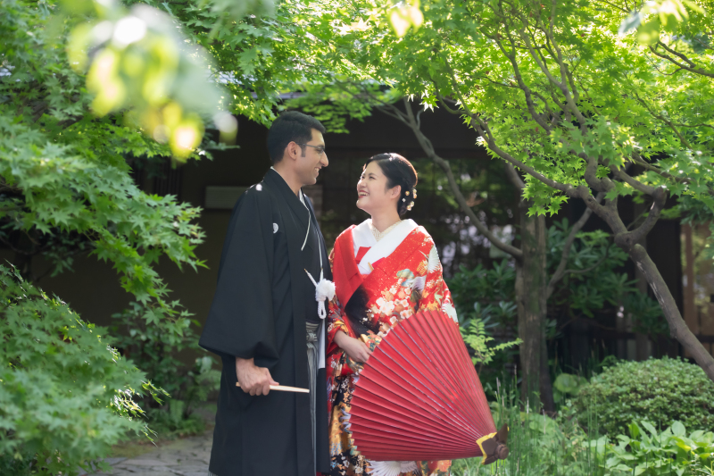 日程限定がお得！当スタジオで人気の庭園＋和室プラン！