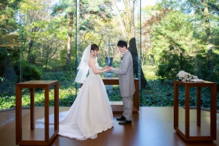 森の中のチャペルフォトプラン★先着５組に写真集プレゼント♪