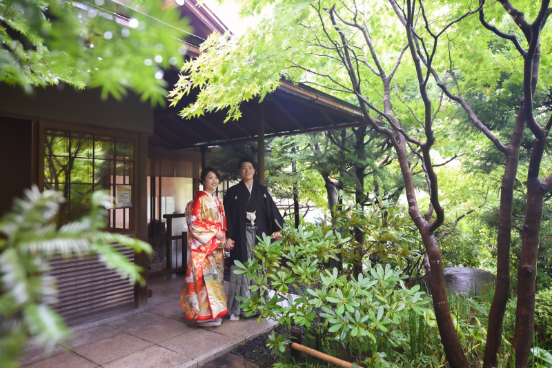日程限定がお得！当スタジオで人気の庭園＋和室プラン！
