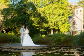 独立型チャペルで結婚式をしたような撮影が叶います♪