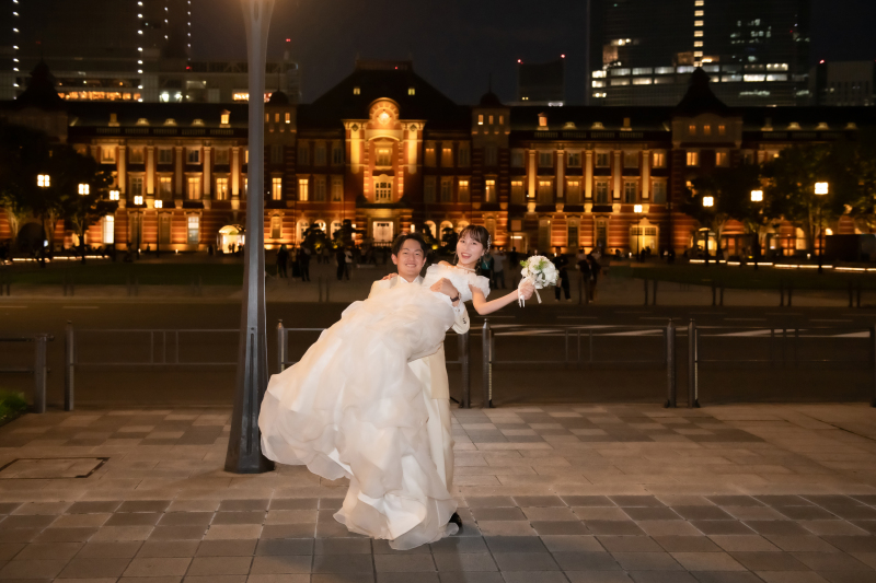 夏の夜は東京駅夜景撮影♪