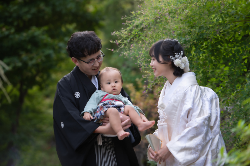 おこさまと一緒にフォトウエディング♪