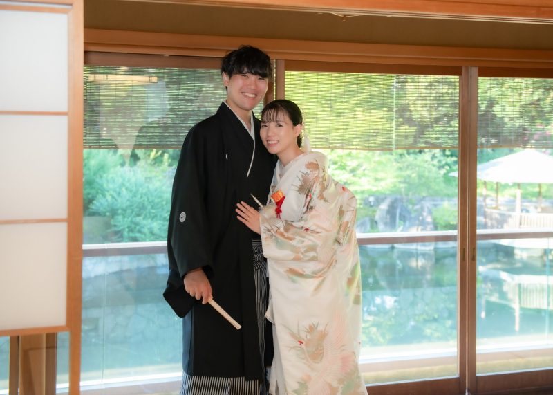 雨天でも酷暑でも日程変更の煩わしさなし!庭園とお茶室プラン♡