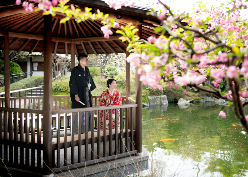4月2日撮影限定の春の庭園と趣ある和室プラン♪