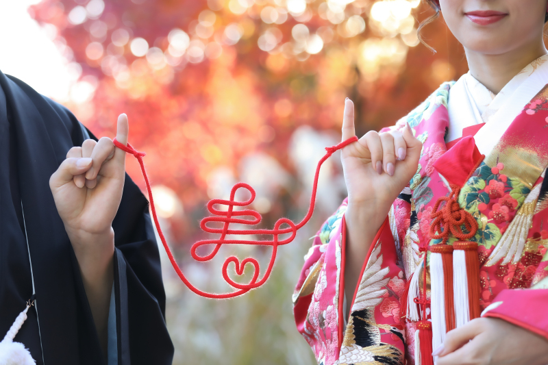 直近割★見応えある写真プレゼント！紅葉の庭園と趣ある和室で撮影しませんか