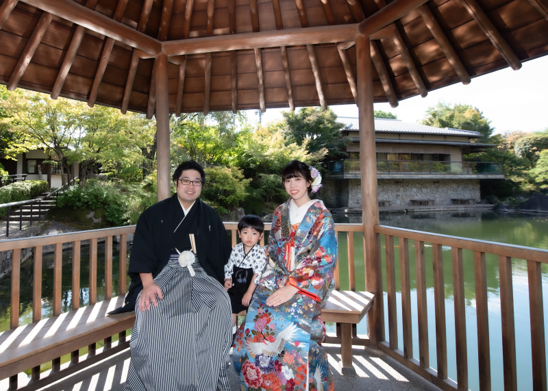 お子様と一緒にファミリーウエディングフォト♪