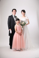 ご家族３人でフォトウェディング