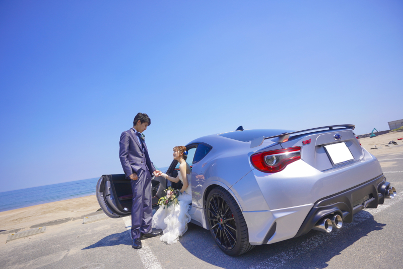 愛車×海ロケーション