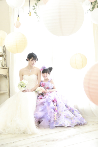 可愛いお嬢様とふたりで♡思い出に残るソロウェディングフォト