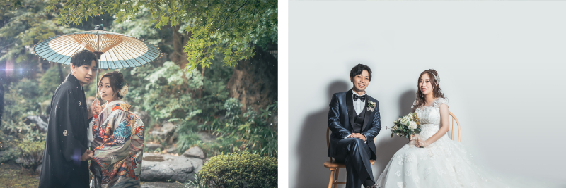 梅雨の季節でも撮影承っております