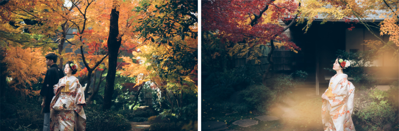 紅葉を取り入れた写真のご紹介٭